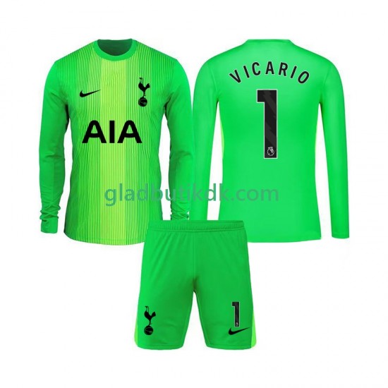 Hjemmebane Trøje Tottenham Hotspur Målmand Guglielmo Vicario 1 2025-2026 L/Æ Børn(+Shorts)