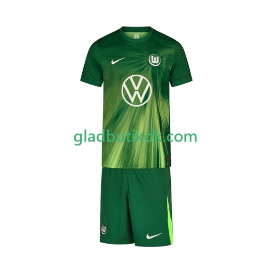 Hjemmebane Trøje VfL Wolfsburg 2025-2026 K/Æ Børn(+Shorts)