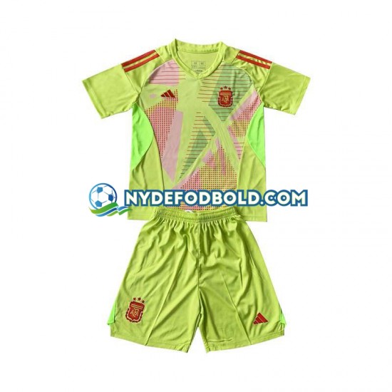 Udebane Trøje Argentina Målmand 2024 K/Æ Børn(+Shorts)