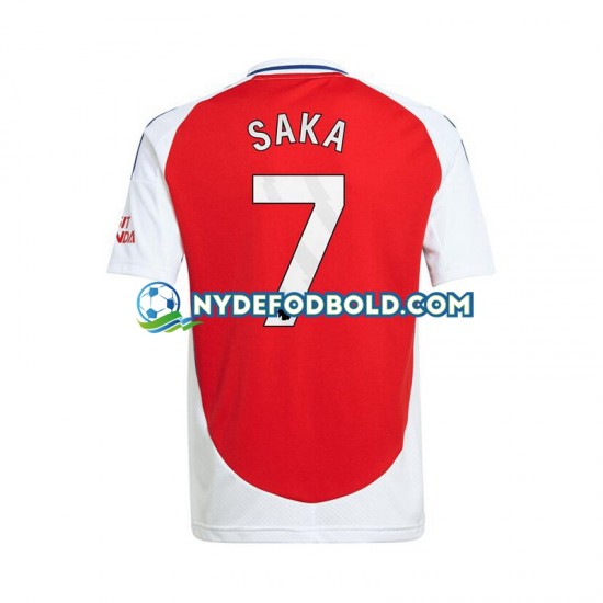 Hjemmebane Trøje Arsenal Rød Bukayo Saka 7 2024-2025 K/Æ Mænd