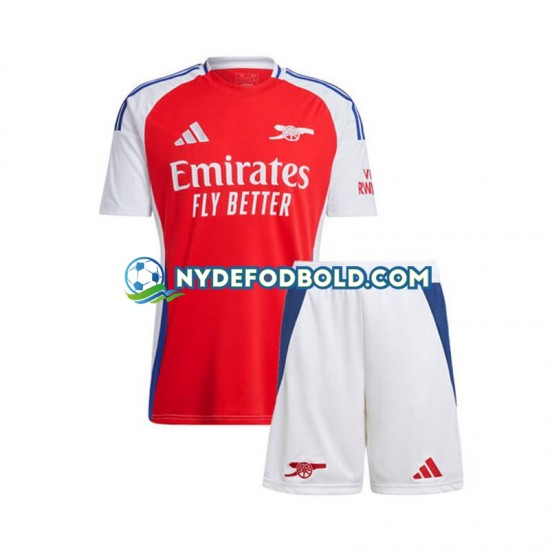 Hjemmebane Trøje Arsenal Rød 2024-2025 K/Æ Børn(+Shorts)