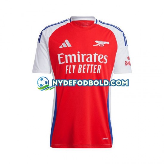 Hjemmebane Trøje Arsenal Rød 2024-2025 K/Æ Mænd