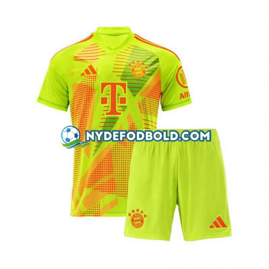 Hjemmebane Trøje FC Bayern München Målmand 2024-2025 K/Æ Børn(+Shorts)