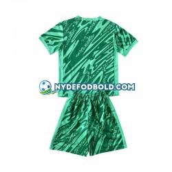 3. Valg Trøje Brasilien Målmand Grøn 2024 K/Æ Børn(+Shorts)