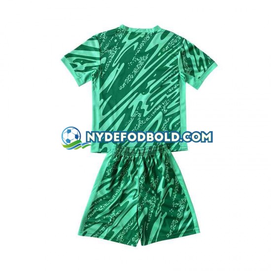 3. Valg Trøje Brasilien Målmand Grøn 2024 K/Æ Børn(+Shorts)