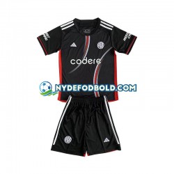 3. Valg Trøje CA River Plate Sort 2024-2025 K/Æ Børn(+Shorts)