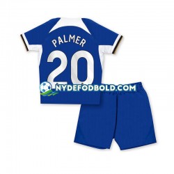 Hjemmebane Trøje Chelsea Blå Cole Palmer 20 2023-2024 K/Æ Børn(+Shorts)