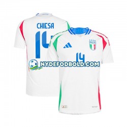 Udebane Trøje Italien Hvid Chiesa 14 Euro 2024 K/Æ Mænd
