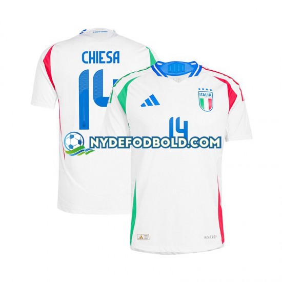 Udebane Trøje Italien Hvid Chiesa 14 Euro 2024 K/Æ Mænd
