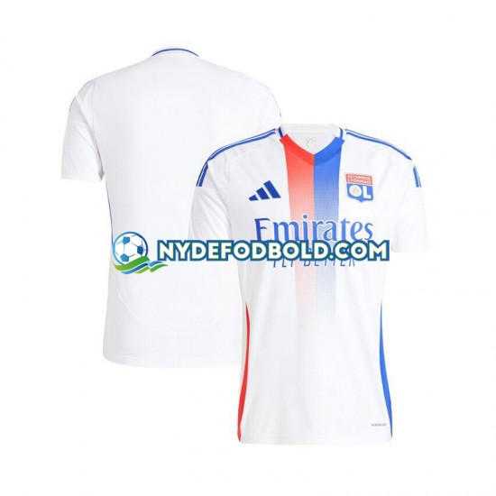 Hjemmebane Trøje Olympique Lyon Hvid 2024-2025 K/Æ Mænd