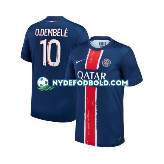 Hjemmebane Trøje Paris Saint-Germain Ousmane Dembele 10 2024-2025 K/Æ Mænd