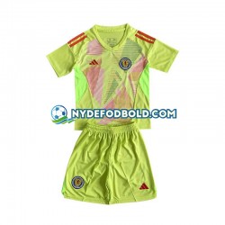 Hjemmebane Trøje Skotland Målmand Euro 2024 K/Æ Børn(+Shorts)