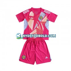 3. Valg Trøje Skotland Målmand Euro 2024 K/Æ Børn(+Shorts)