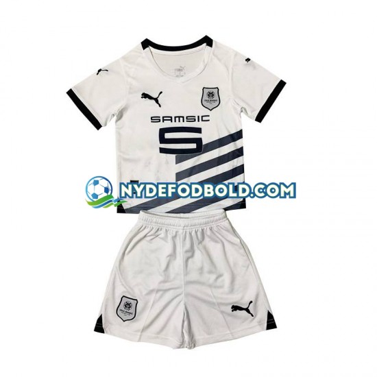 Udebane Trøje Stade Rennais Hvid 2023-2024 K/Æ Børn(+Shorts)