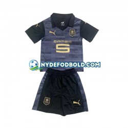 3. Valg Trøje Stade Rennais Sort 2023-2024 K/Æ Børn(+Shorts)