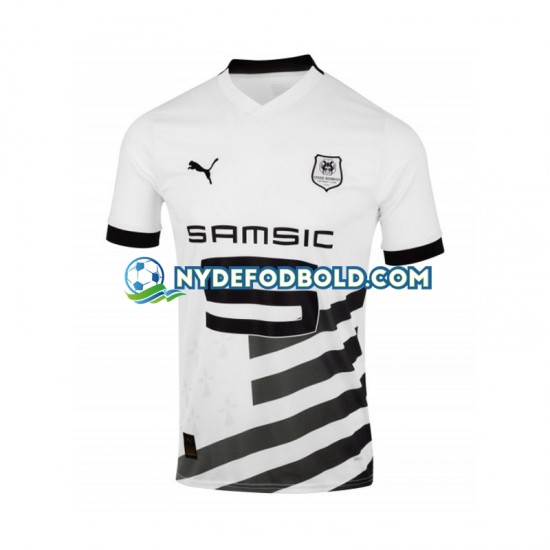 Udebane Trøje Stade Rennais Hvid 2023-2024 K/Æ Mænd