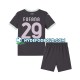 3. Valg Trøje AC Milan Fofana 29 2024-2025 K/Æ Børn(+Shorts)