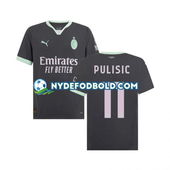 3. Valg Trøje AC Milan Pulisic 11 2024-2025 K/Æ Mænd