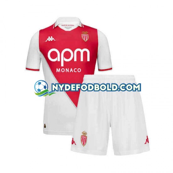 Hjemmebane Trøje AS Monaco 2024-2025 K/Æ Børn(+Shorts)