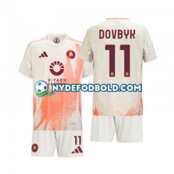Udebane Trøje AS Roma Artem Dovbyk 11 2024-2025 K/Æ Børn(+Shorts)