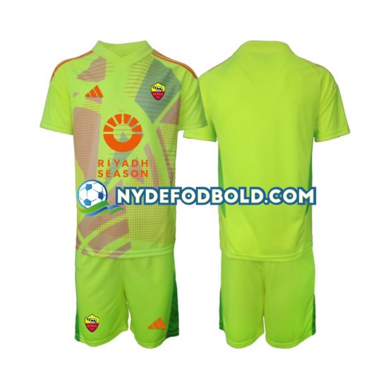 Udebane Trøje AS Roma Målmand 2024-2025 K/Æ Børn(+Shorts)