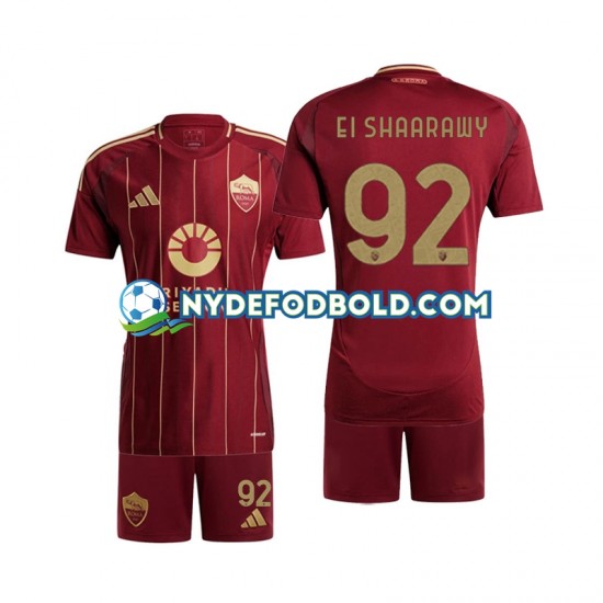 Hjemmebane Trøje AS Roma Stephan El Shaarawy 92 2024-2025 K/Æ Børn(+Shorts)