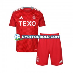 Hjemmebane Trøje Aberdeen 2024-2025 K/Æ Børn(+Shorts)
