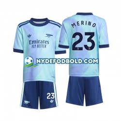 3. Valg Trøje Arsenal Merino 23 2024-2025 K/Æ Børn(+Shorts)