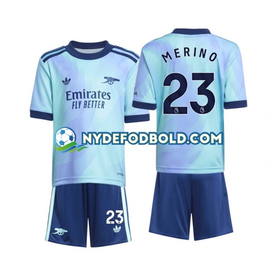 3. Valg Trøje Arsenal Merino 23 2024-2025 K/Æ Børn(+Shorts)