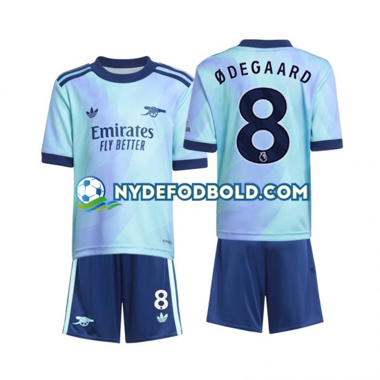 3. Valg Trøje Arsenal Odegaard 8 2024-2025 K/Æ Børn(+Shorts)