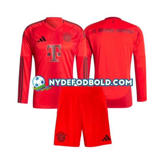 Hjemmebane Trøje FC Bayern München 2024-2025 L/Æ Børn(+Shorts)