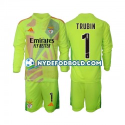 Hjemmebane Trøje Benfica Målmand Anatolij Trubin 1 2024-2025 L/Æ Børn(+Shorts)