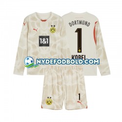 Hjemmebane Trøje Borussia Dortmund Målmand Gregor Kobel 1 2024-2025 L/Æ Børn(+Shorts)