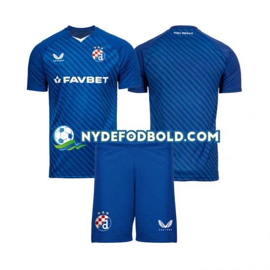 Hjemmebane Trøje Dinamo Zagreb 2024-2025 K/Æ Børn(+Shorts)