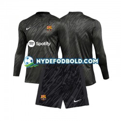 3. Valg Trøje FC Barcelona Målmand 2024-2025 L/Æ Børn(+Shorts)