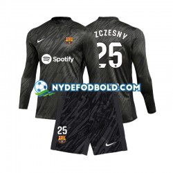 Udebane Trøje FC Barcelona Målmand Wojciech Szczesny 25 2024-2025 L/Æ Børn(+Shorts)