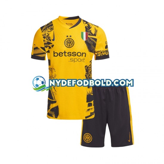 3. Valg Trøje Inter Milan 2024-2025 K/Æ Børn(+Shorts)