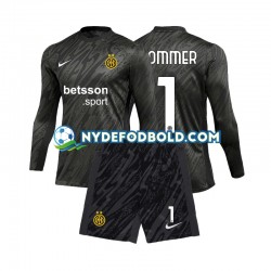 3. Valg Trøje Inter Milan Målmand Yann Sommer 1 2024-2025 L/Æ Børn(+Shorts)