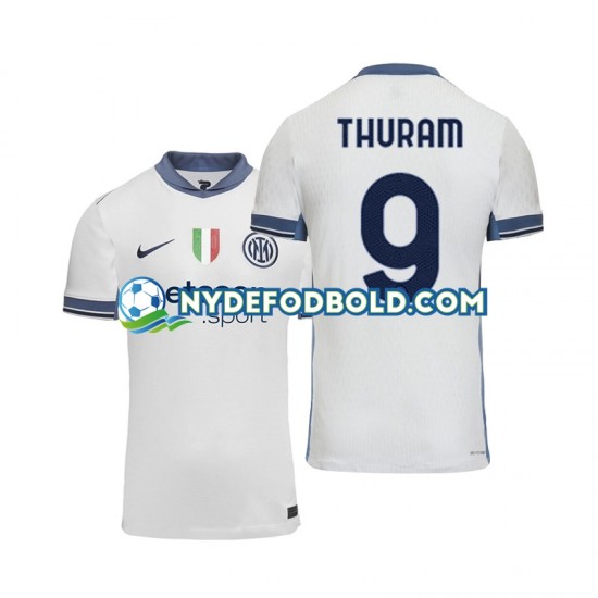 Udebane Trøje Inter Milan Marcus Thuram 9 2024-2025 K/Æ Mænd