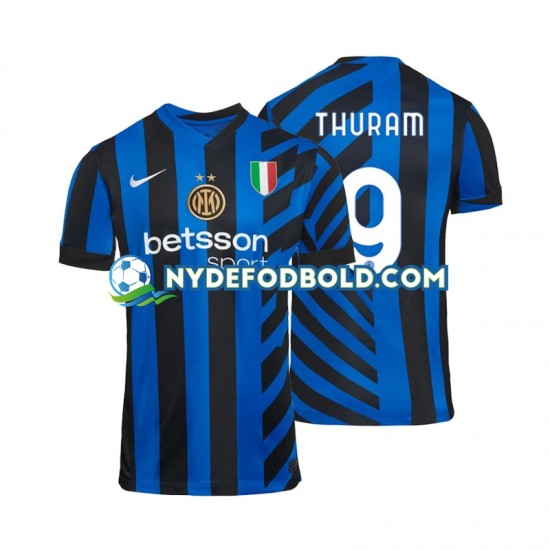 Hjemmebane Trøje Inter Milan Marcus Thuram 9 2024-2025 K/Æ Mænd