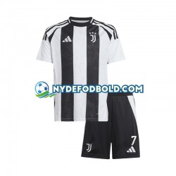 Hjemmebane Trøje Juventus Cristiano Ronaldo 7 2024-2025 K/Æ Børn(+Shorts)