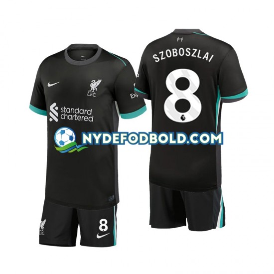 Udebane Trøje Liverpool Szoboszlai 8 2024-2025 K/Æ Børn(+Shorts)