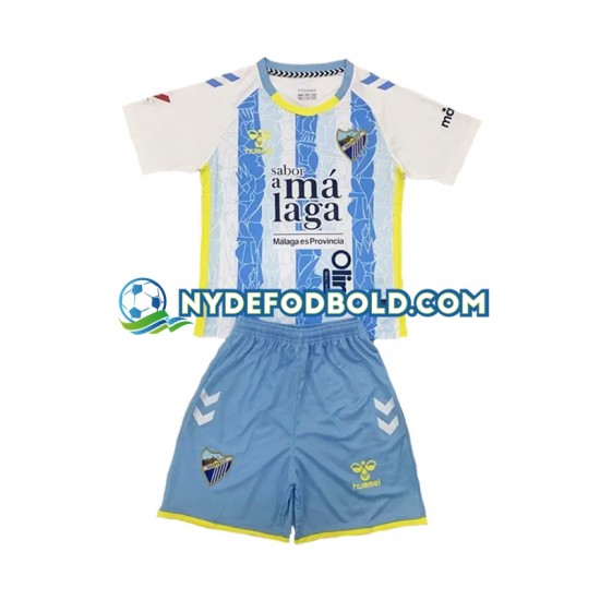 Hjemmebane Trøje Málaga CF 2024-2025 K/Æ Børn(+Shorts)