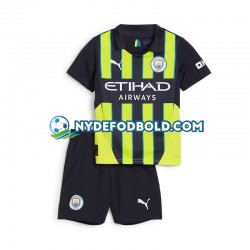 Udebane Trøje Manchester City 2024-2025 K/Æ Børn(+Shorts)