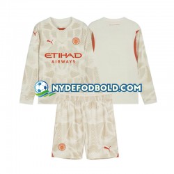 3. Valg Trøje Manchester City Målmand 2024-2025 L/Æ Børn(+Shorts)