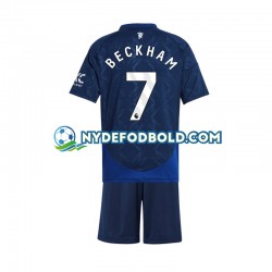 Udebane Trøje Manchester United Beckham 7 2024-2025 K/Æ Børn(+Shorts)