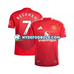 Hjemmebane Trøje Manchester United Beckham 7 2024-2025 K/Æ Mænd