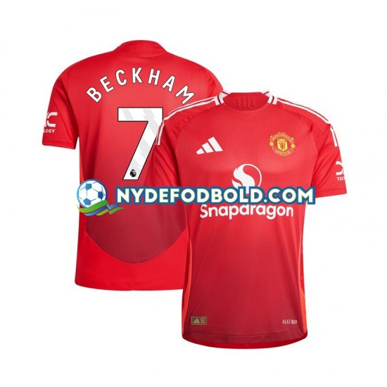 Hjemmebane Trøje Manchester United Beckham 7 2024-2025 K/Æ Mænd