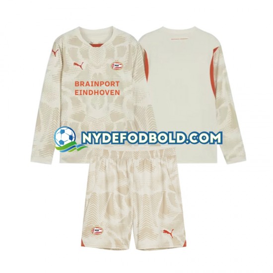 3. Valg Trøje PSV Eindhoven Målmand 2024-2025 L/Æ Børn(+Shorts)