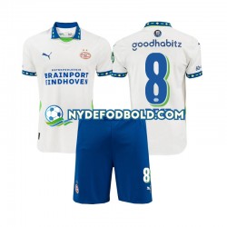 3. Valg Trøje PSV Eindhoven Sergino Dest 8 2024-2025 K/Æ Børn(+Shorts)